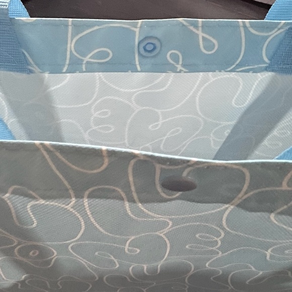 lululemon small reusable collectible tote bags limited edition blue red - Picture 10 of 10